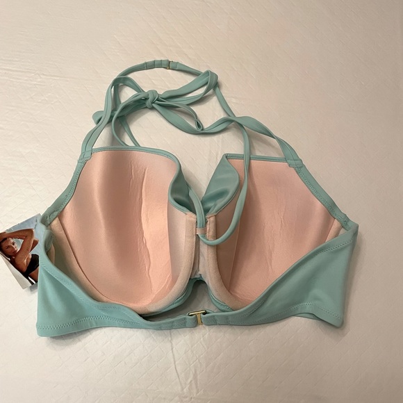 NWT Smart & Sexy swimwear Bikini Top. Mint Chip colour and Size 38D - Picture 5 of 10